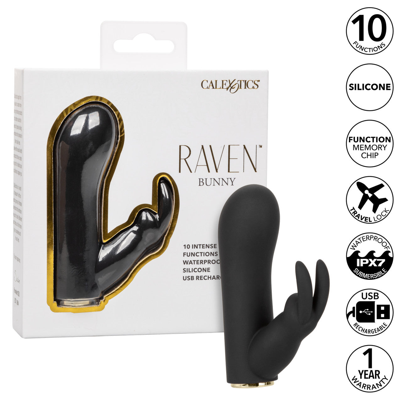 Raven Bunny Mini Dual Massager