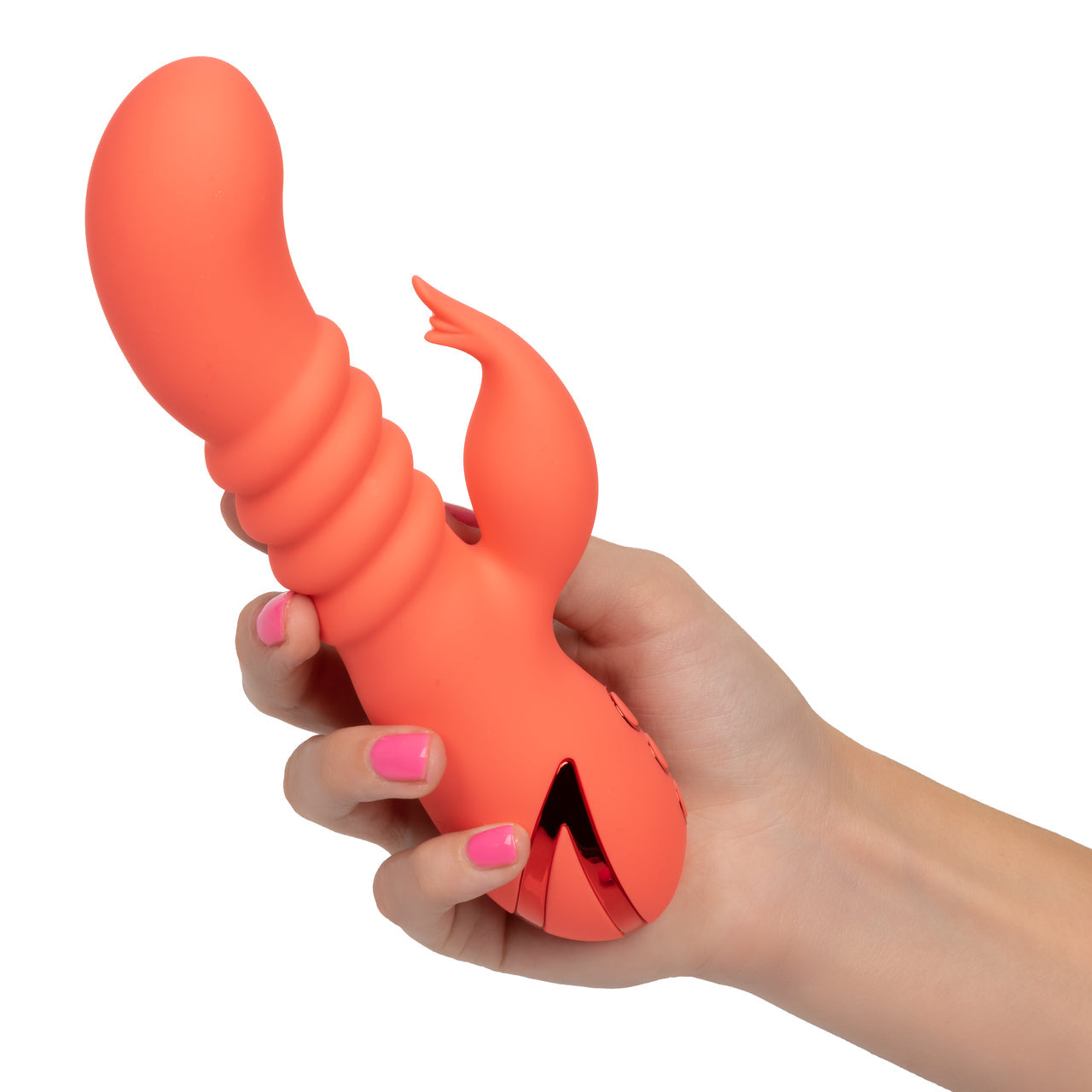 California Dreaming Orange County Cutie Rabbit Vibrator - Thorn & Feather Sex Toy Canada