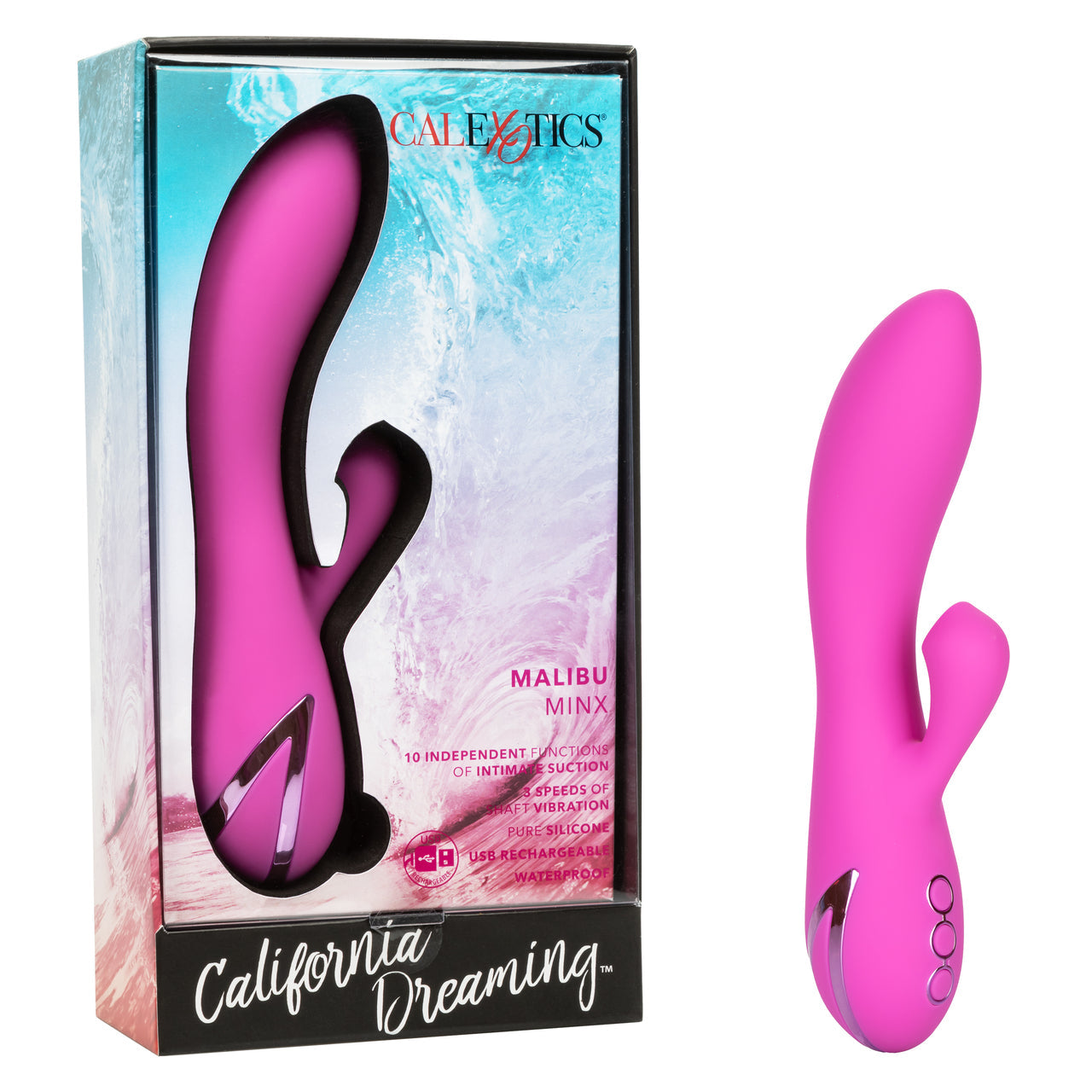 California Dreaming Malibu Minx Rabbit Vibrator - Thorn & Feather Sex Toy Canada