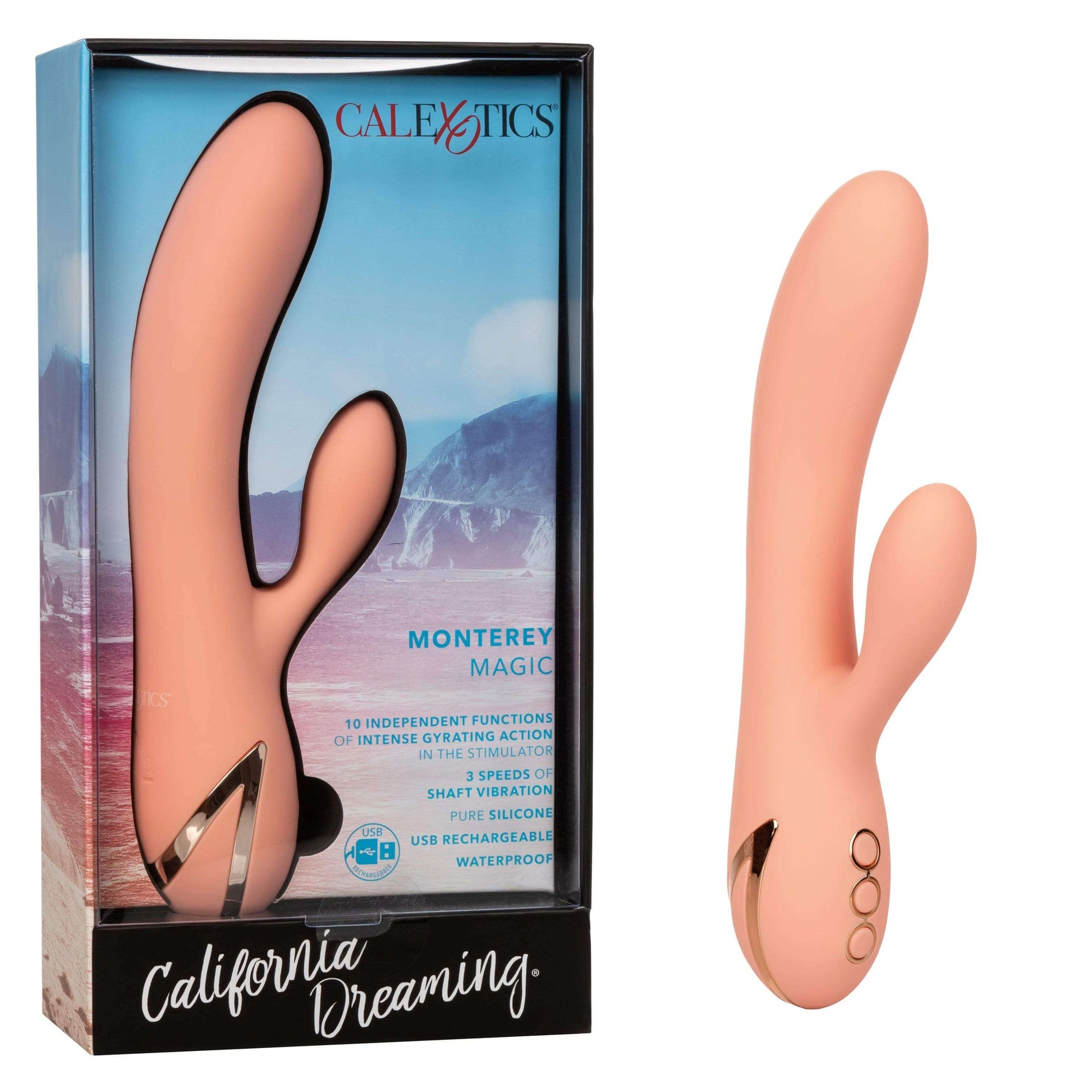 California Dreaming Monterey Magic Rabbit Vibrator - Thorn & Feather Sex Toy Canada