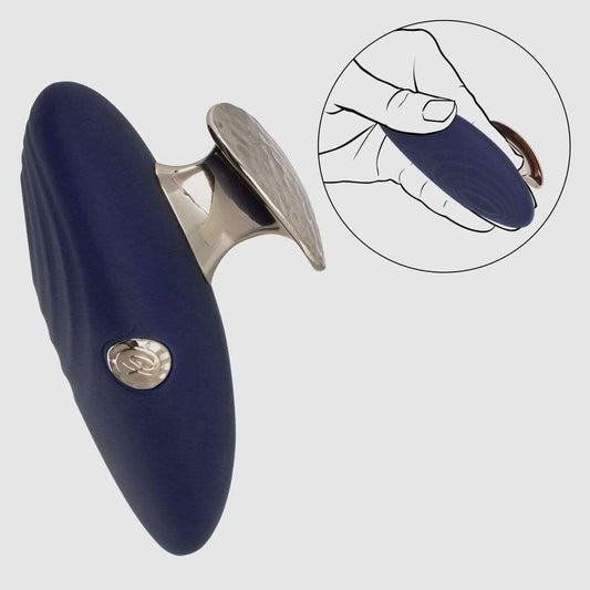 Chic Violet Finger Grip Vibrator - Thorn & Feather Sex Toy Canada