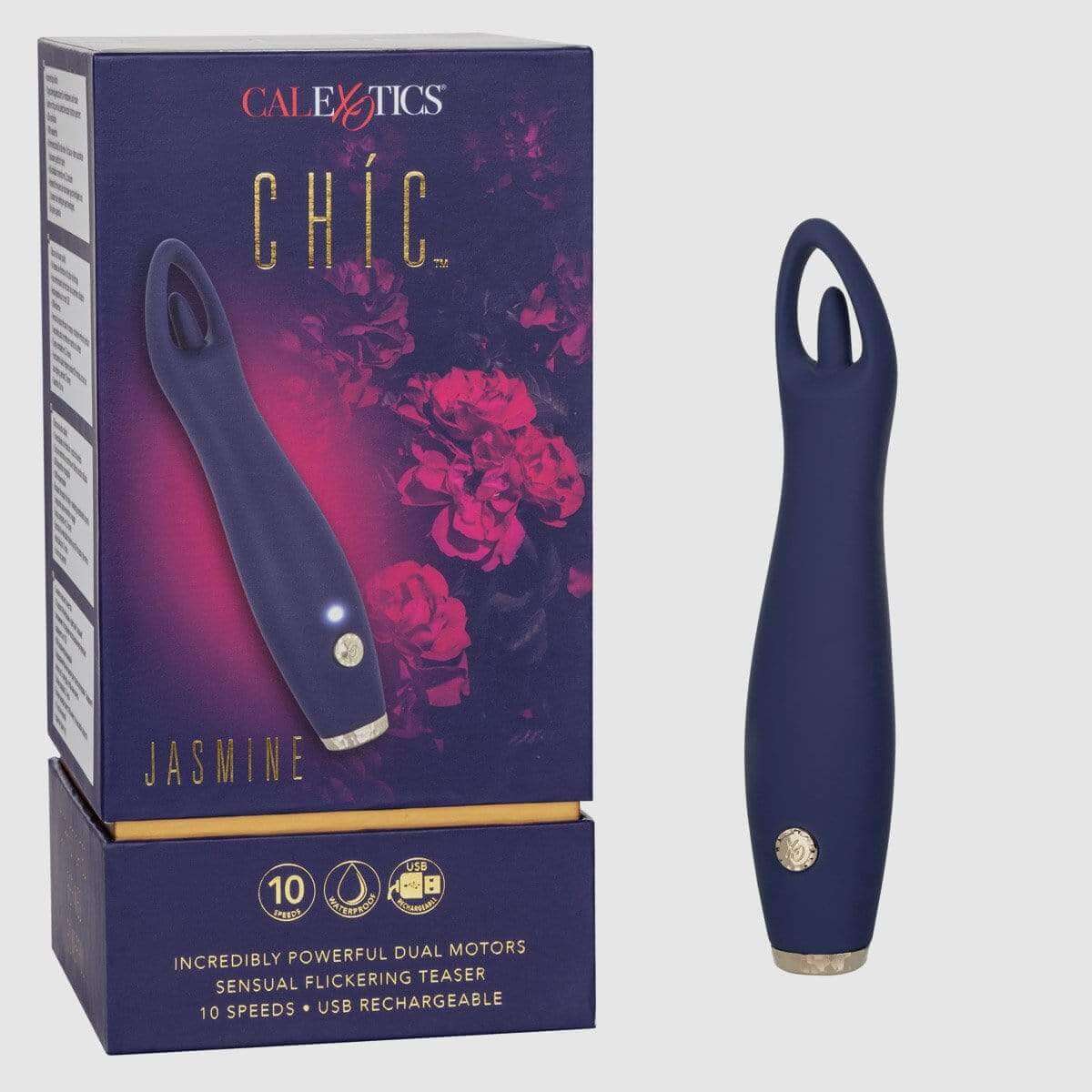 Chic Jasmine Silicone Rechargeable Clitoral Stimulator - Thorn & Feather Sex Toy Canada