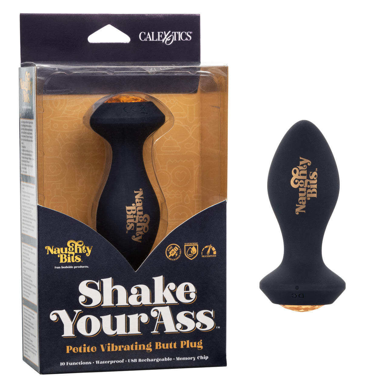 Naughty Bits Shake Your Ass Petite Plug anal vibrant - Vente anniversaire 3 ans T&amp;F
