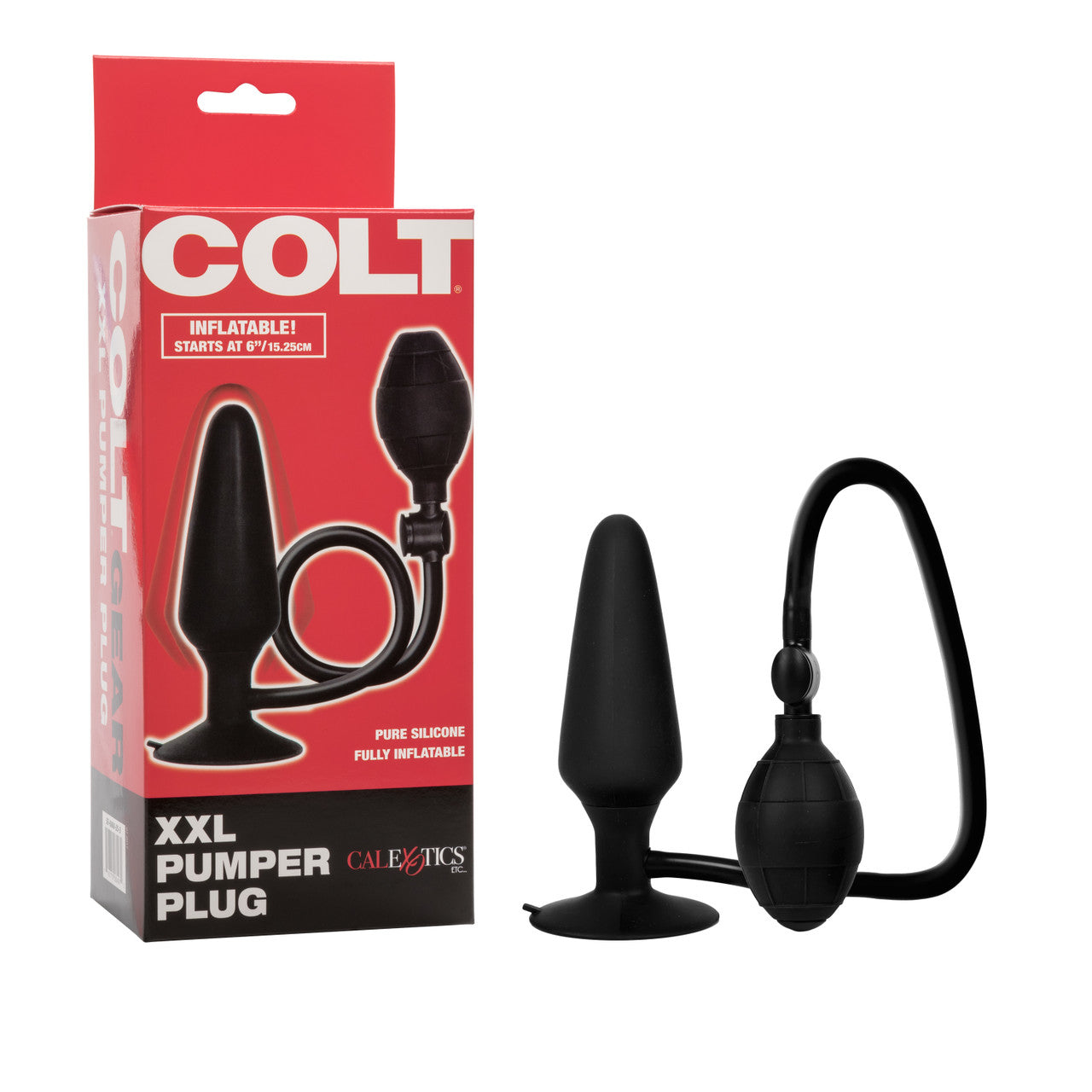 Colt XXL Pumper Plug - Black - Thorn & Feather Sex Toy Canada