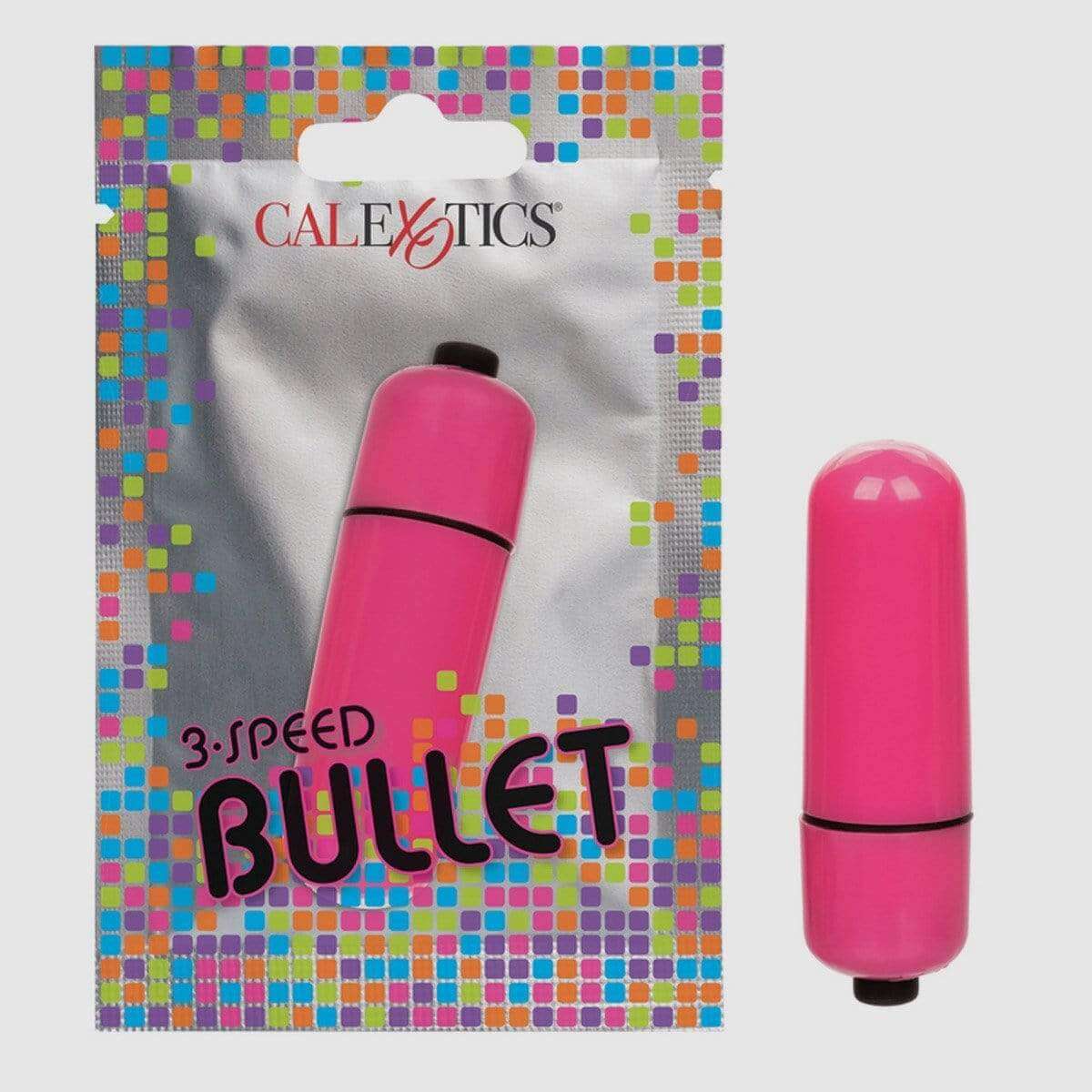 Foil Pack 3-Speed Bullet Vibrator - Pink - Thorn & Feather Sex Toy Canada