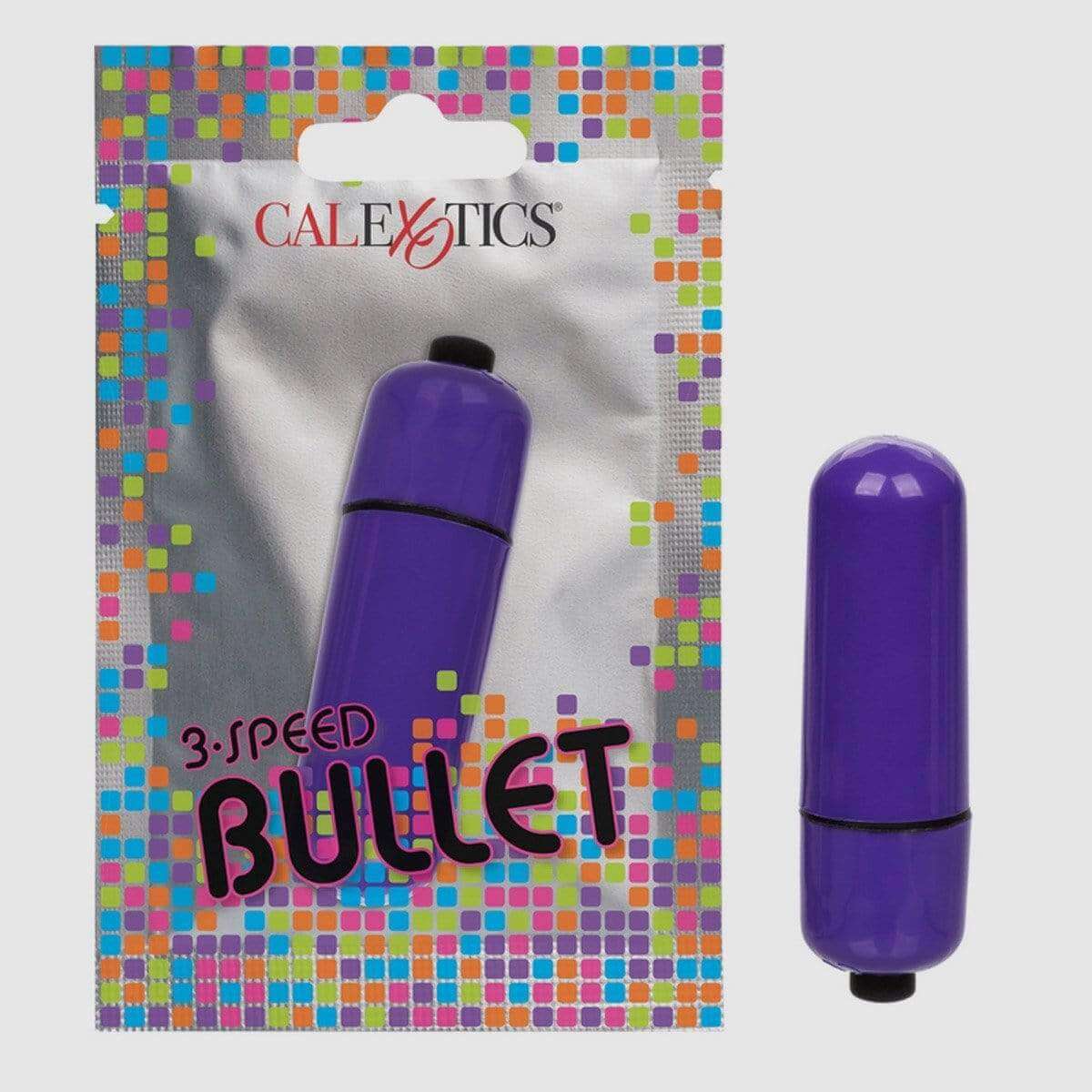 Foil Pack 3-Speed Bullet Vibrator - Purple - Thorn & Feather Sex Toy Canada