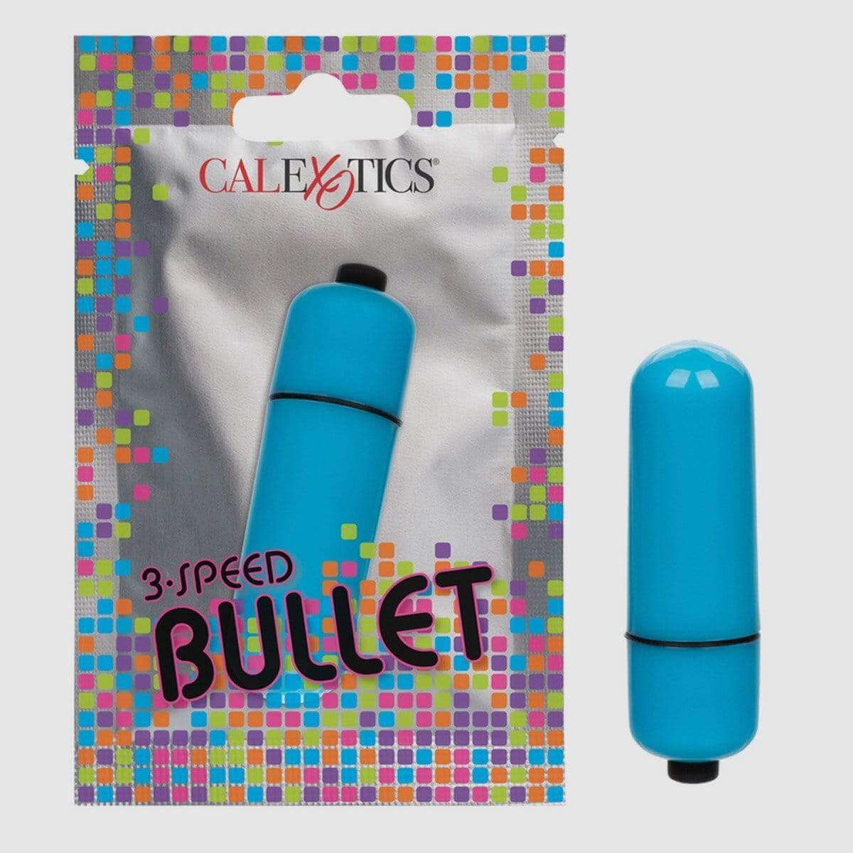 Foil Pack 3-Speed Bullet Vibrator - Blue - Thorn & Feather Sex Toy Canada