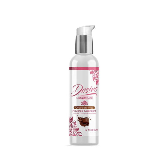 Desire Chocolate Kiss Flavored Lubricant - 2oz/59ml - Thorn & Feather Sex Toy Canada