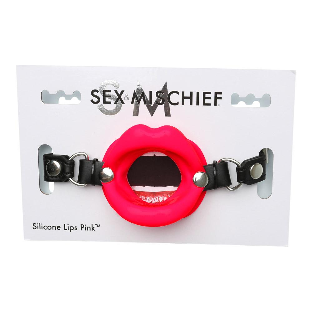 Silicone Lips Mouth Gag - Thorn & Feather Sex Toy Canada
