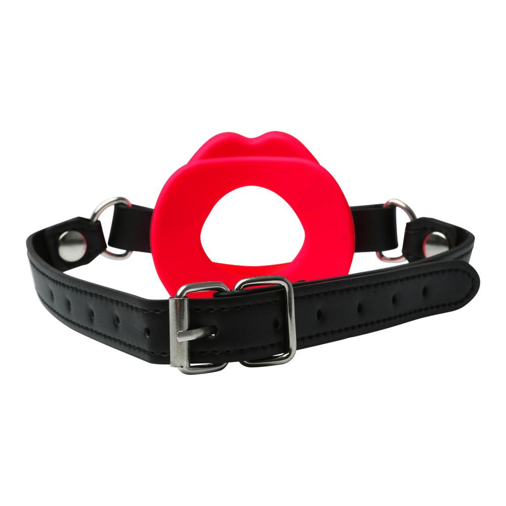 Silicone Lips Mouth Gag - Thorn & Feather Sex Toy Canada