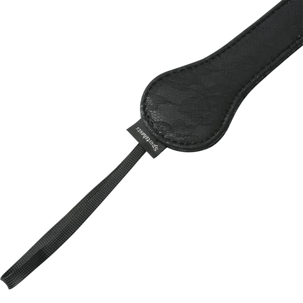 Sincerely by Sportsheets Lace Paddle - Black - Thorn & Feather Sex Toy Canada