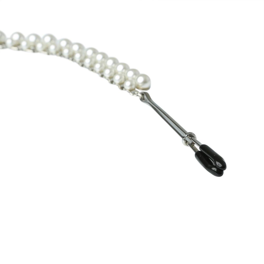 Pearl Chain Nipple Clamps - Thorn & Feather Sex Toy Canada