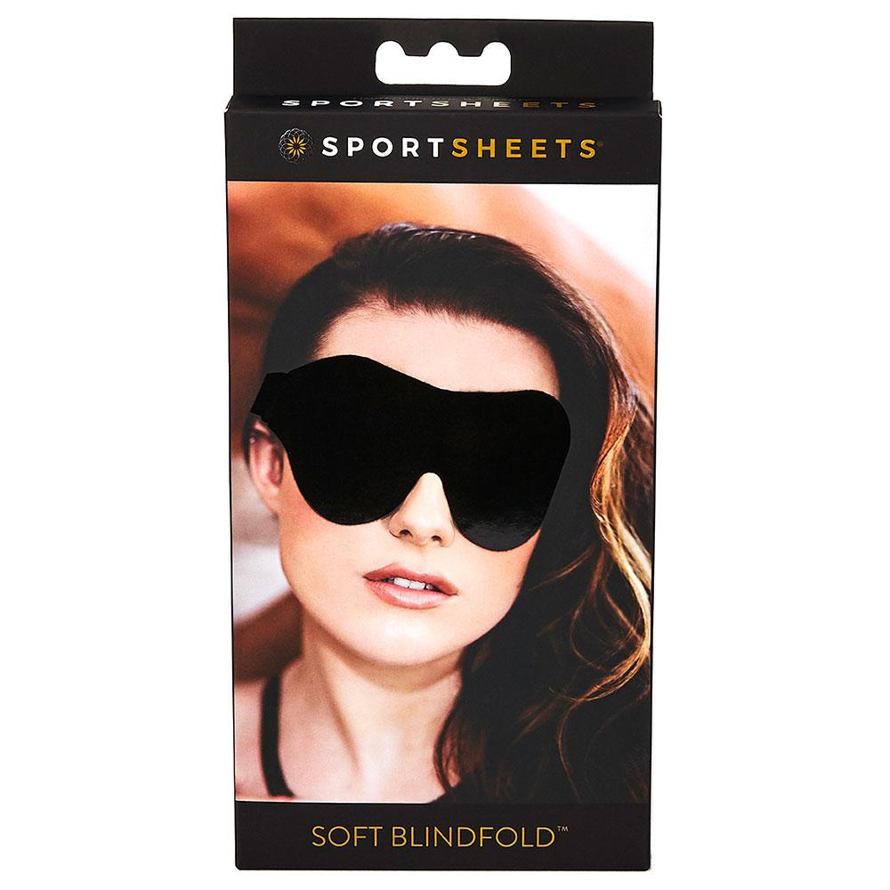 Soft Blindfold - Black - Thorn & Feather Sex Toy Canada