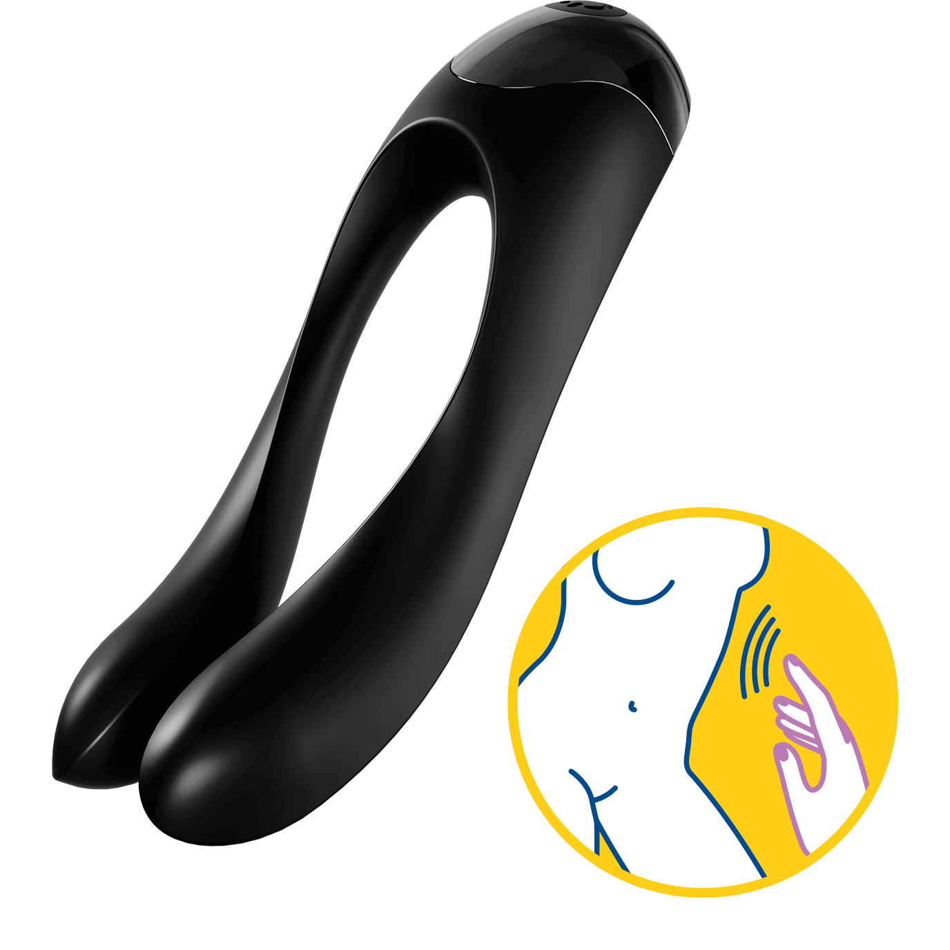 Satisfyer Candy Cane Finger Vibrator - Thorn & Feather Sex Toy Canada