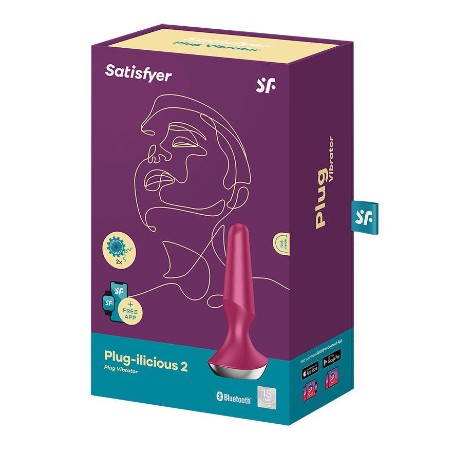 Satisfyer Plug-ilicious 2 Anal Vibrator - Thorn & Feather Sex Toy Canada