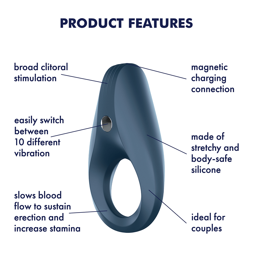 Satisfyer Rocket Vibrating Ring - Thorn & Feather Sex Toy Canada