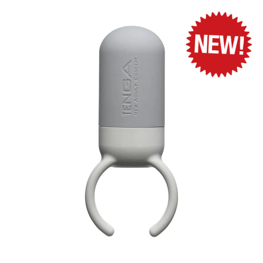 Tenga Smart Vibe Ring One - Gray - Thorn & Feather Sex Toy Canada