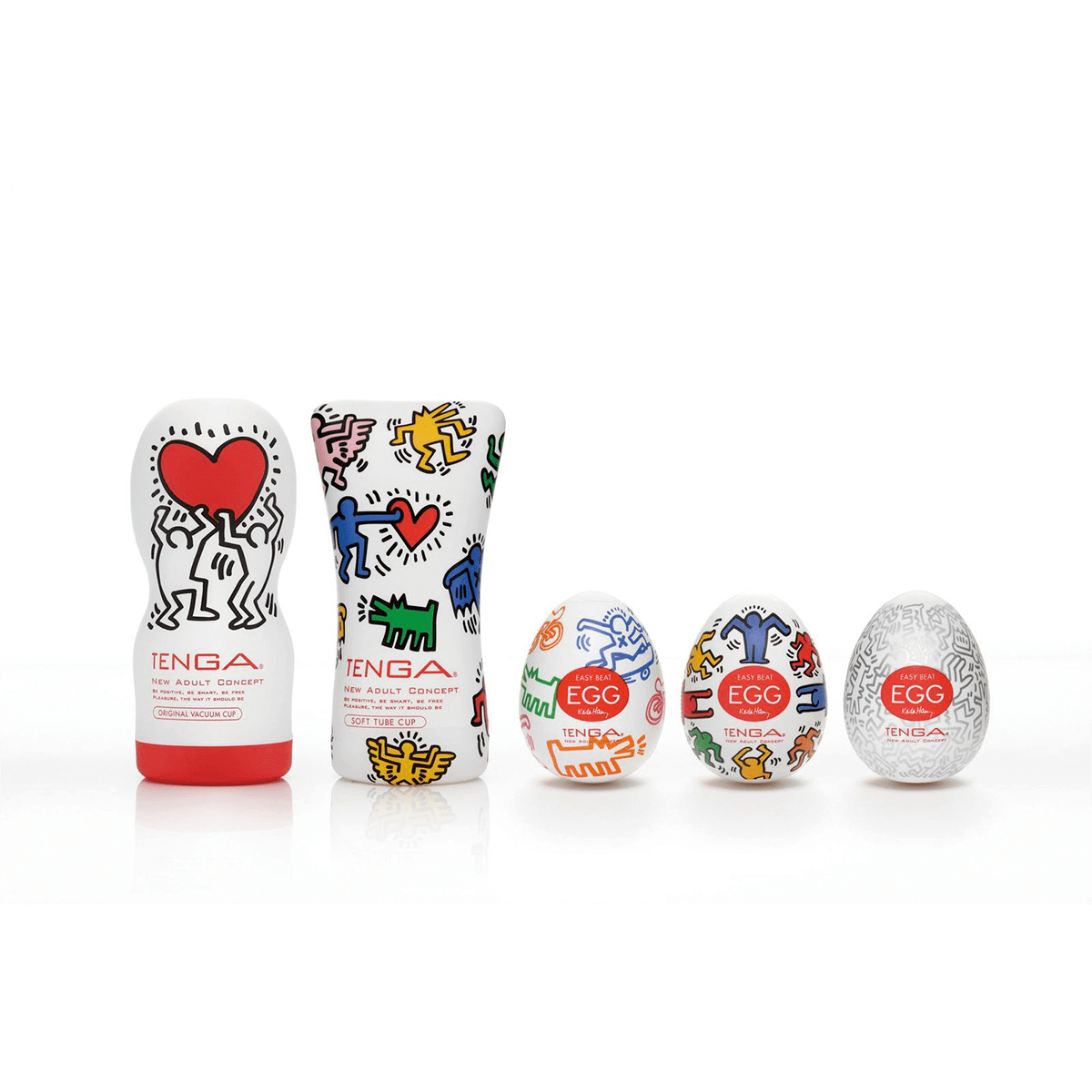Tenga ✕ Keith Haring Egg Street - Thorn & Feather Sex Toy Canada