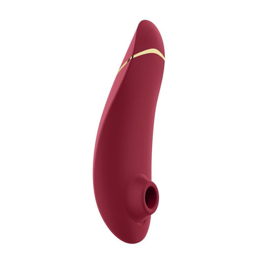 Womanizer Premium 2 Clitoral Stimulator - Bordeaux - Thorn & Feather Sex Toy Canada