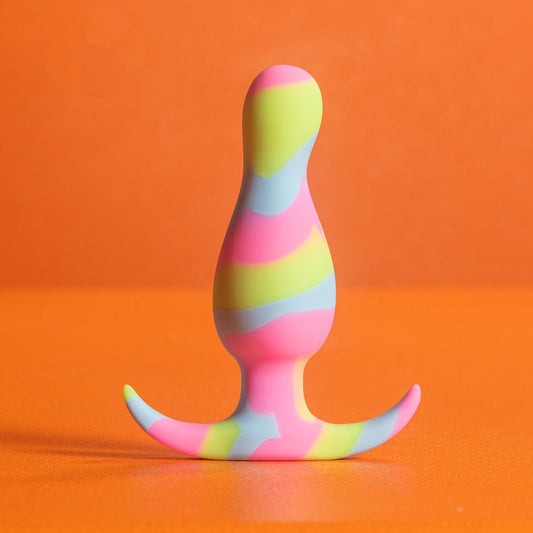 Avant Kaleido Silicone Plug - Lime - Thorn & Feather Sex Toy Canada