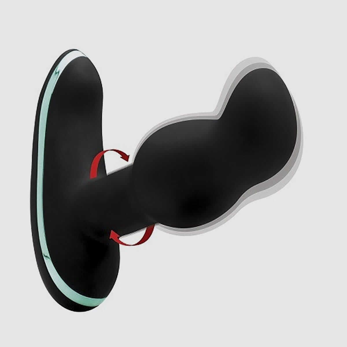 Prostatic Play Rimsation 7x Silicone Prostate Vibe with Rotating Beads - Thorn & Feather Sex Toy Canada