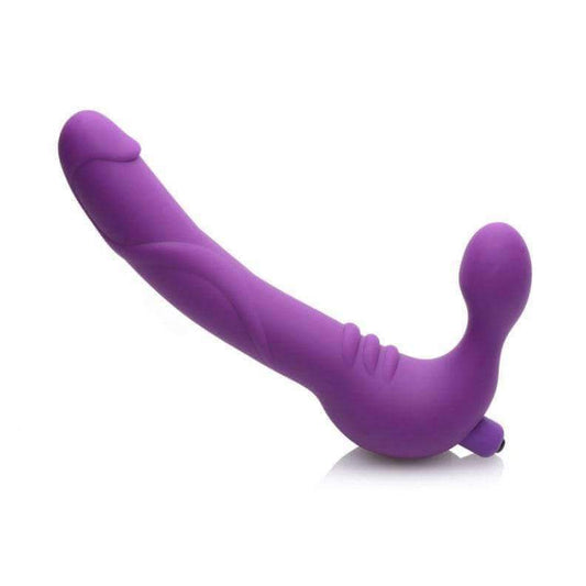 Royal Revolver Vibrating Strapless Silicone Strap On Dildo - Thorn & Feather Sex Toy Canada