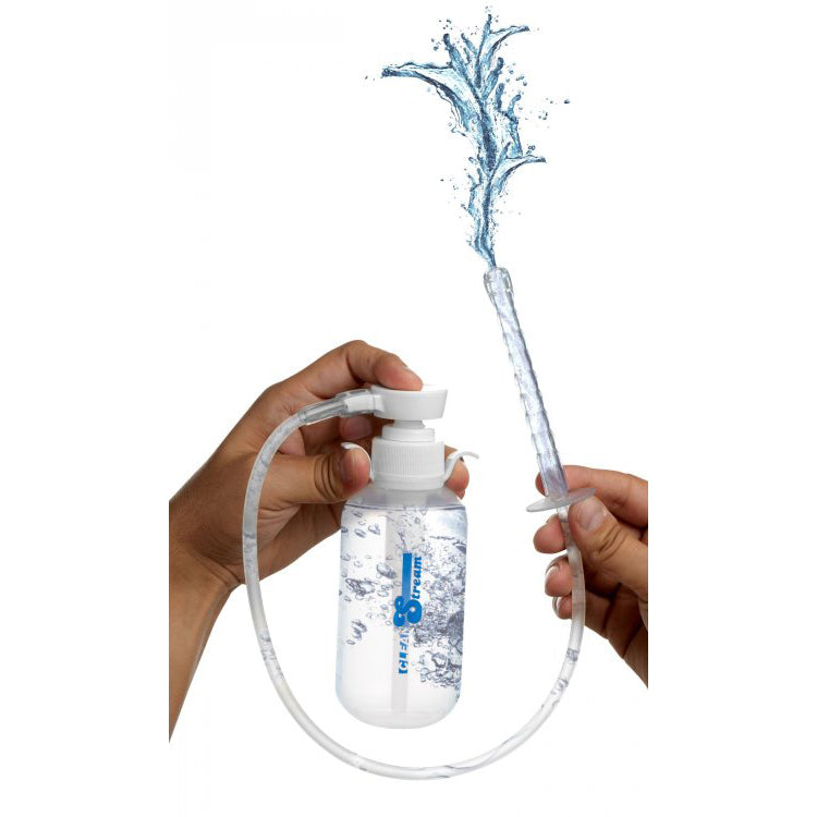 Pump Action Enema Bottle with Nozzle - 300ml - Thorn & Feather Sex Toy Canada