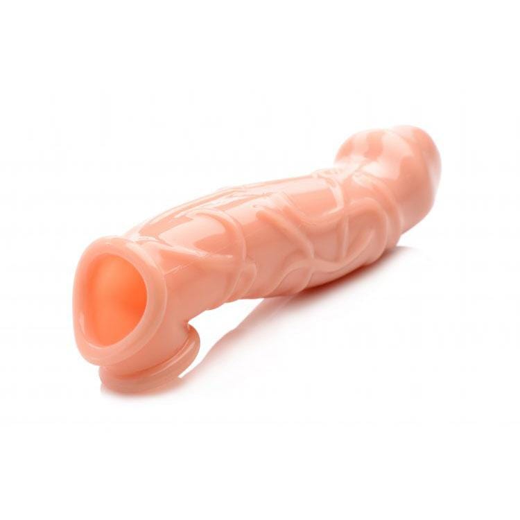 Size Matters 2" Flesh Penis Extender Sleeve - Thorn & Feather Sex Toy Canada