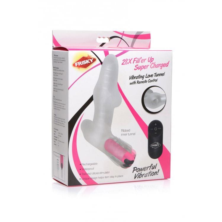 28X Filler Up Super Charged Vibrating Love Tunnel with Remote - Thorn & Feather Sex Toy Canada