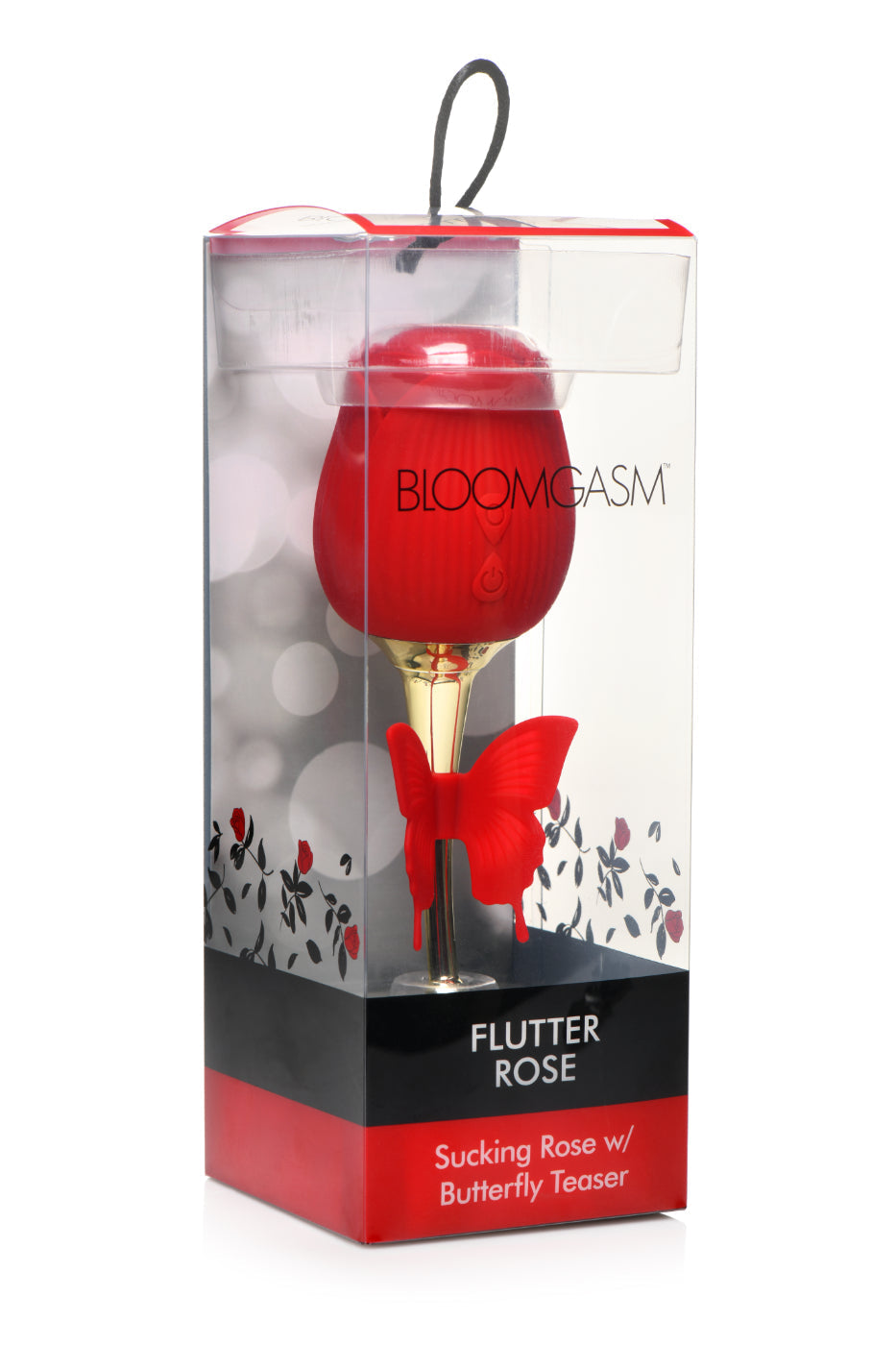 Bloomgasm Flutter Rose Sucking Rose w/ Butterfly Teaser - Thorn & Feather Sex Toy Canada