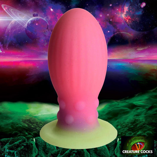 XL Xeno Egg Glow in the Dark Coq de créature en silicone 