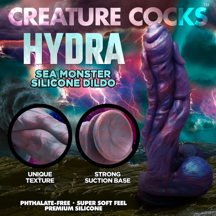 Gode ​​créature en silicone Hydra Sea Monster 