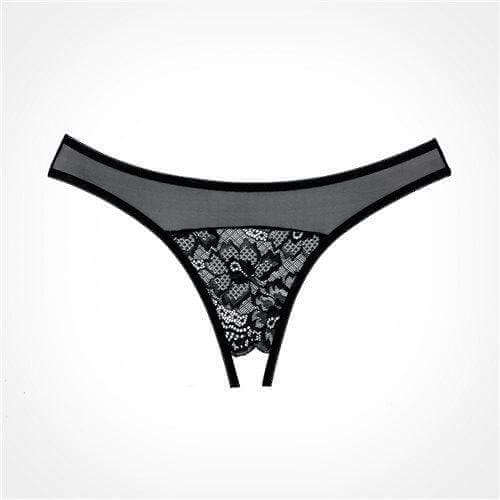 Just a Rumour Panty Black One Size - Thorn & Feather Sex Toy Canada
