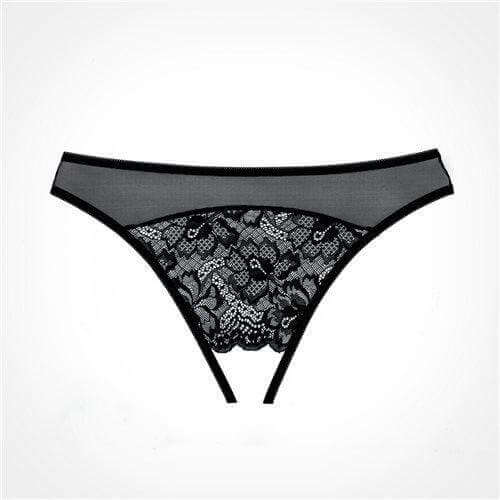 Just a Rumour Panty Black One Size - Thorn & Feather Sex Toy Canada