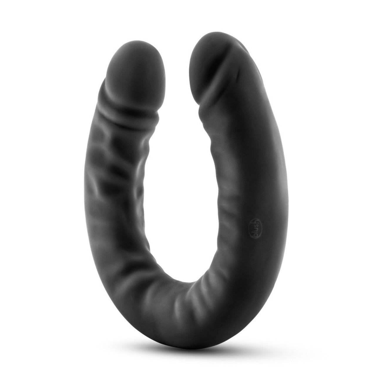 Ruse 18 inch Silicone Slim Double Dong - Black