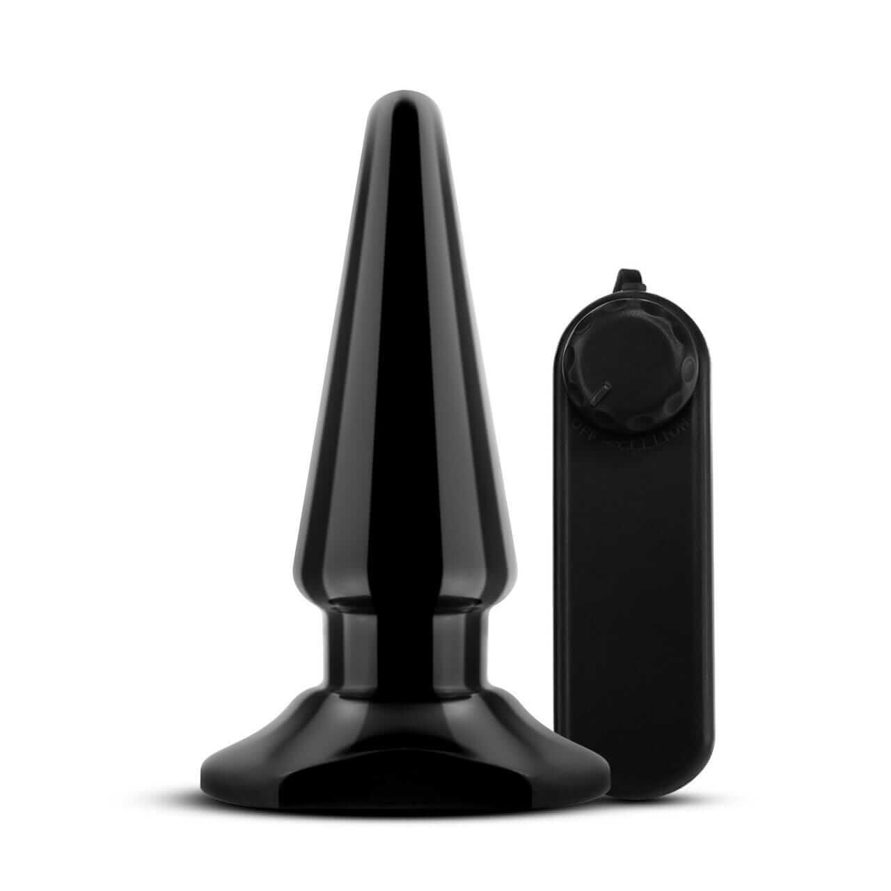 Basic Vibrating Anal Pleaser - Black - Thorn & Feather Sex Toy Canada
