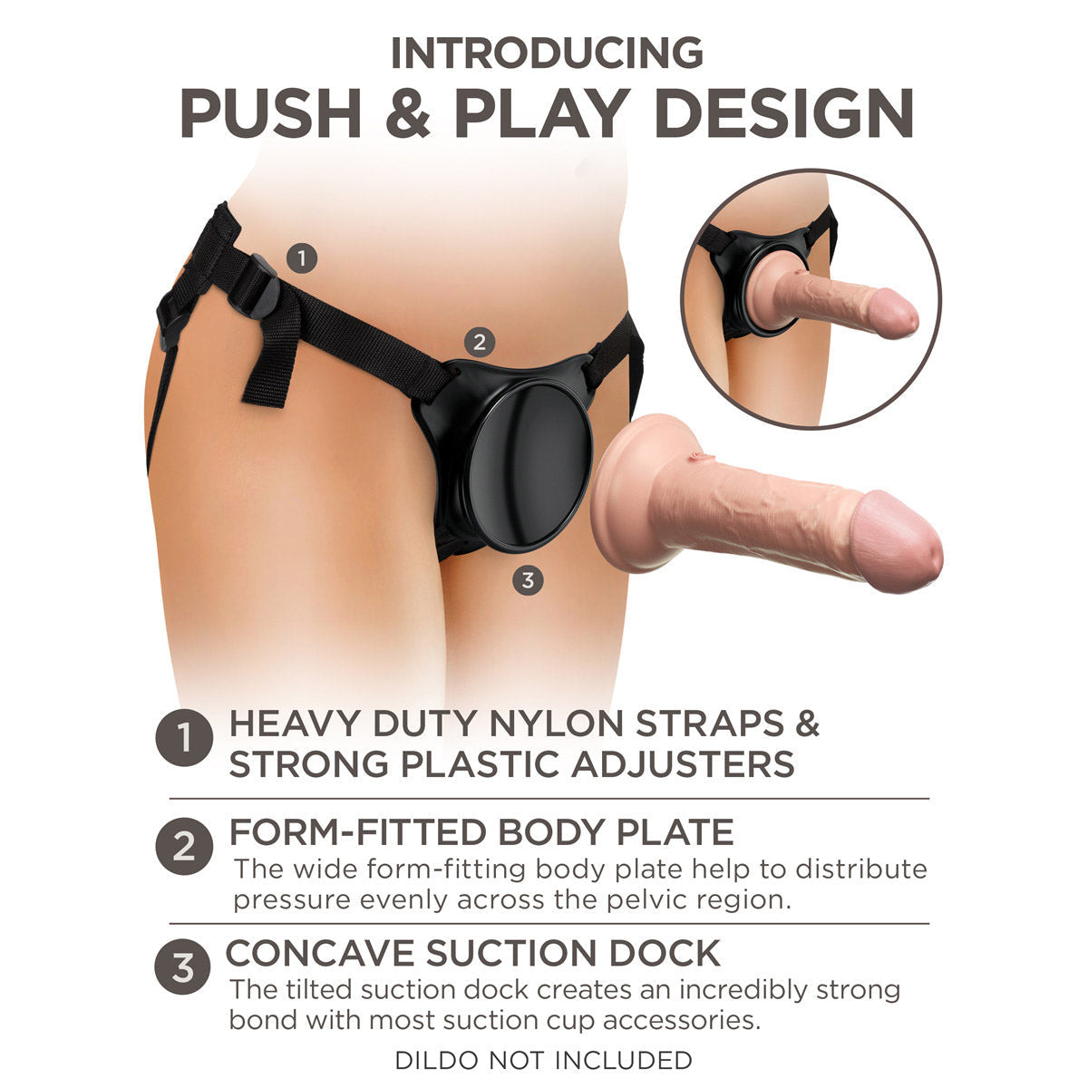 Beginner's Body Dock Strap-On Harness - Thorn & Feather Sex Toy Canada