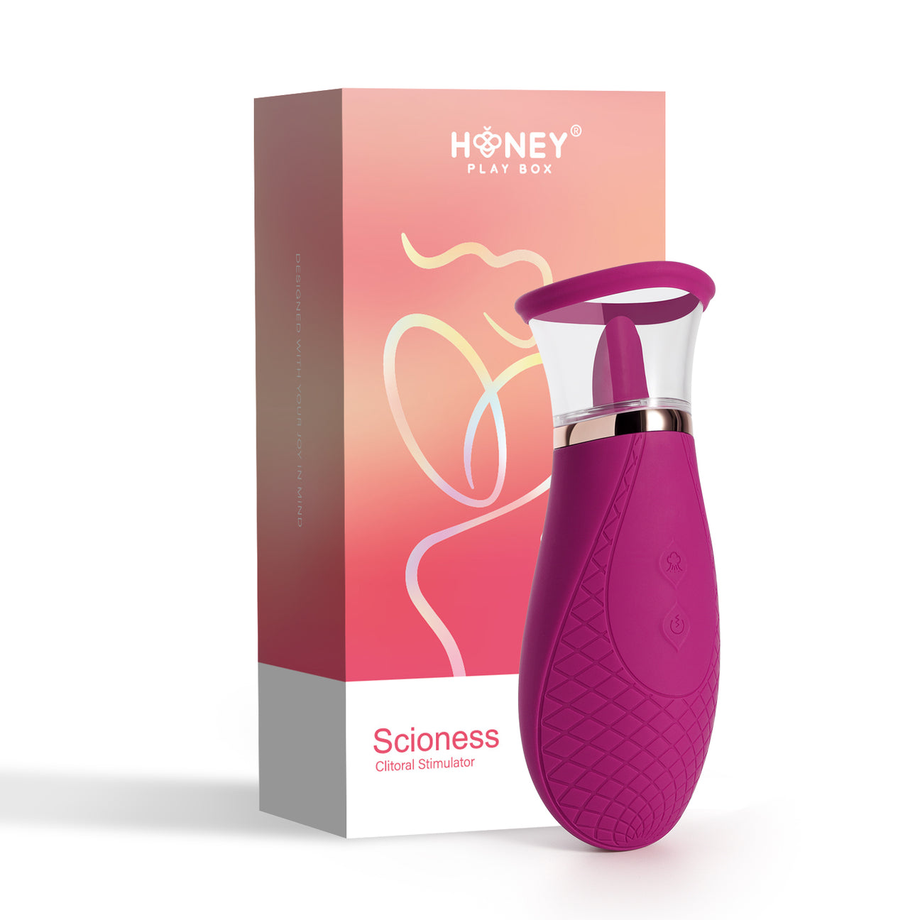 Scioness Sucking and Licking Clitoral Stimulator - Thorn & Feather Sex Toy Canada