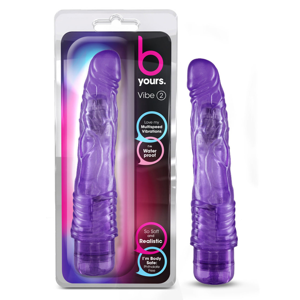 B Yours Multispeed Vibe #2 - Purple - Thorn & Feather Sex Toy Canada
