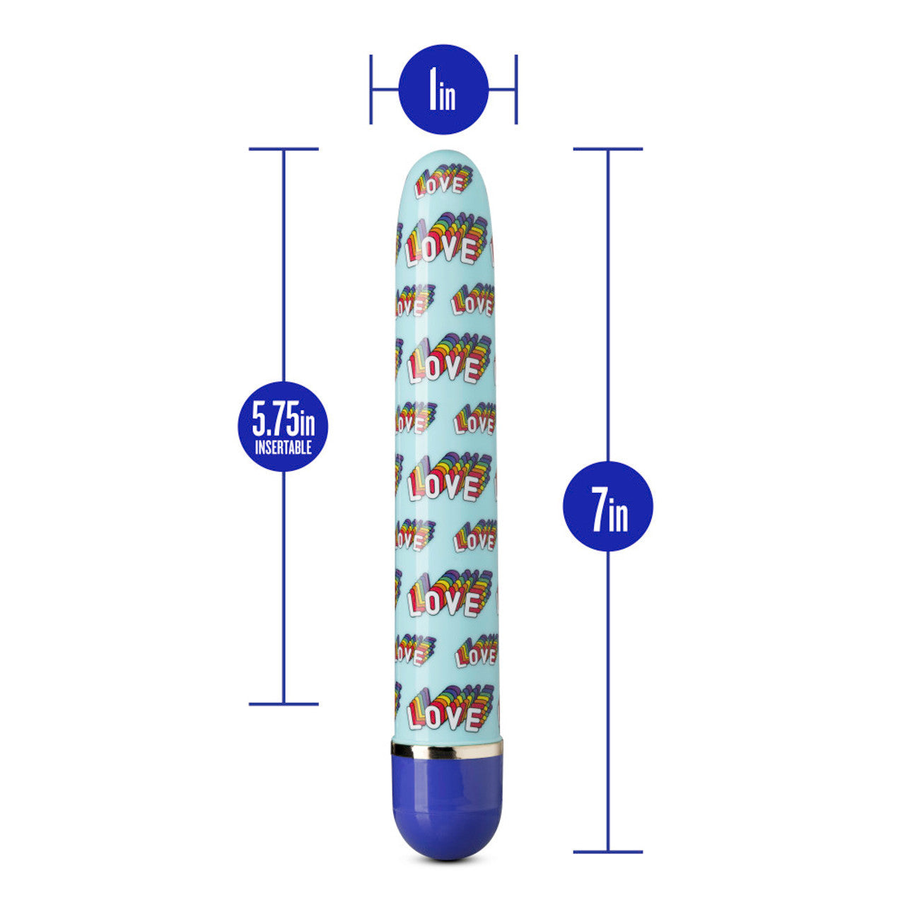 The Collection Love Vibe - Blue - Thorn & Feather Sex Toy Canada