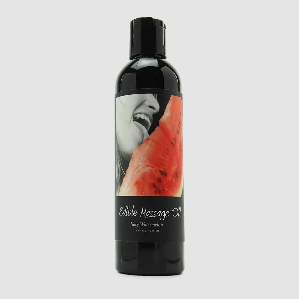Earthly Body Edible Massage Oil - Watermelon, 8oz/236ml - Thorn & Feather Sex Toy Canada