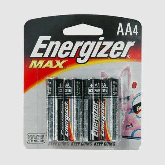 Energizer Alkaline AA Batteries - 4 Pack - Thorn & Feather Sex Toy Canada