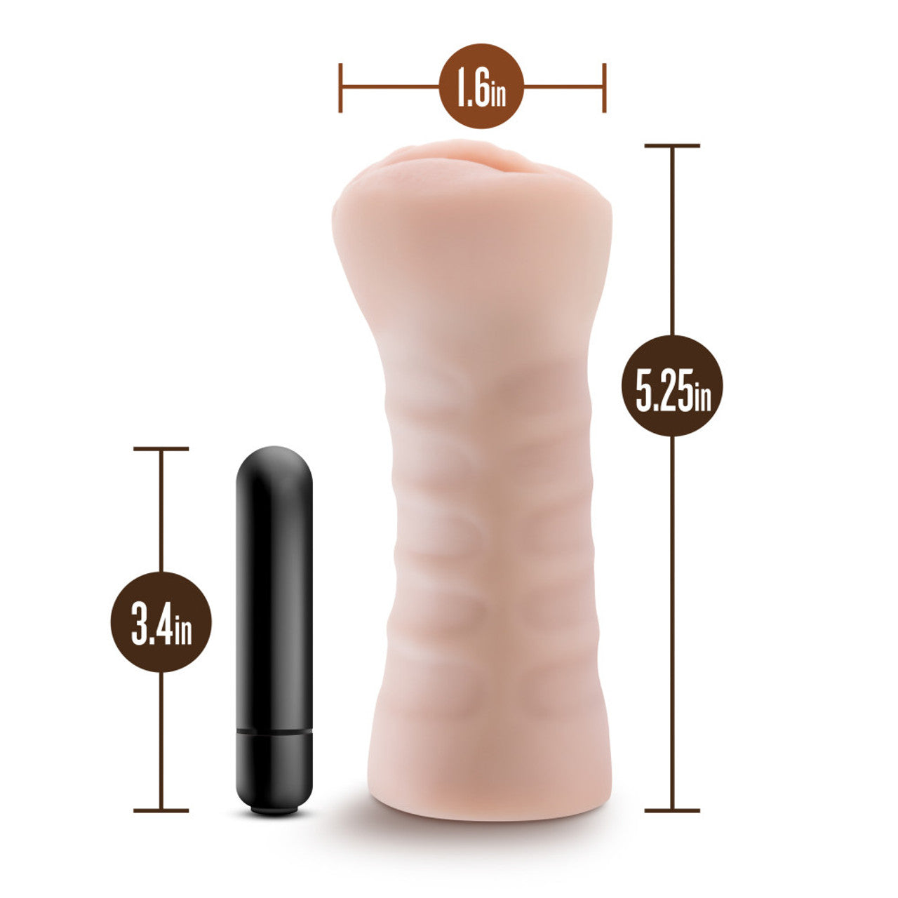 M for Men - Ashley - Vanilla - Thorn & Feather Sex Toy Canada