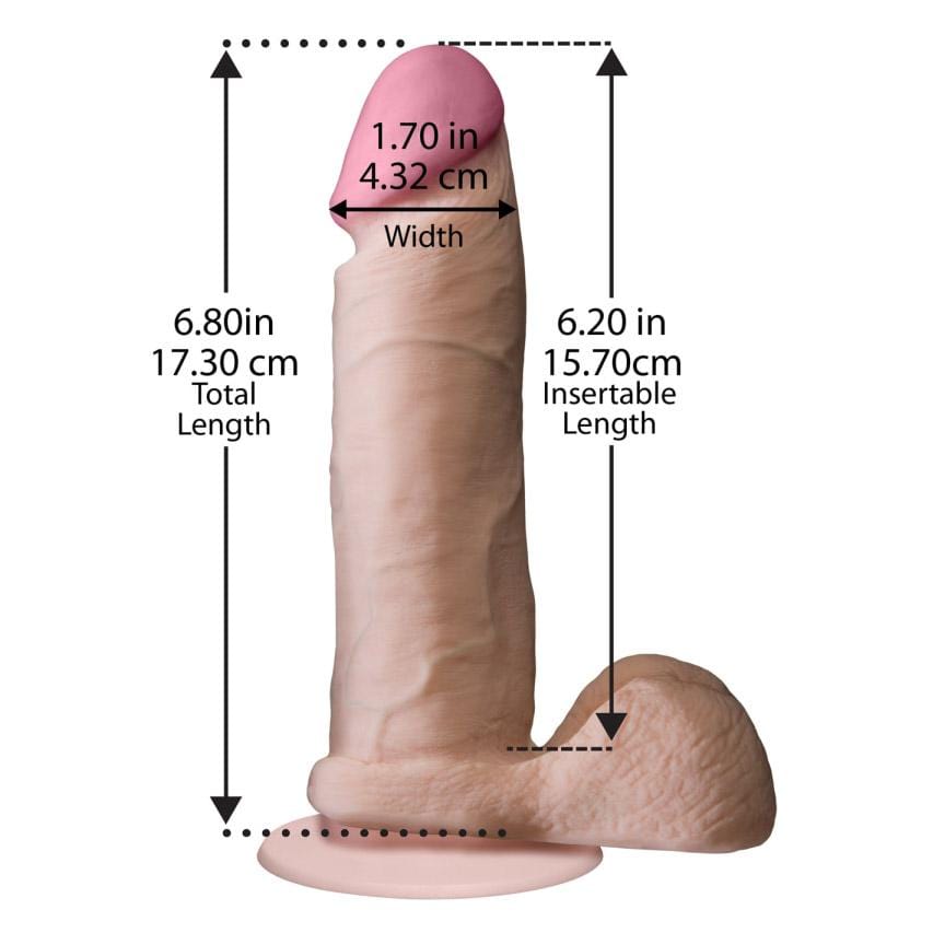 The Realistic Cock Ultraskyn 6" - Vanilla - Thorn & Feather Sex Toy Canada