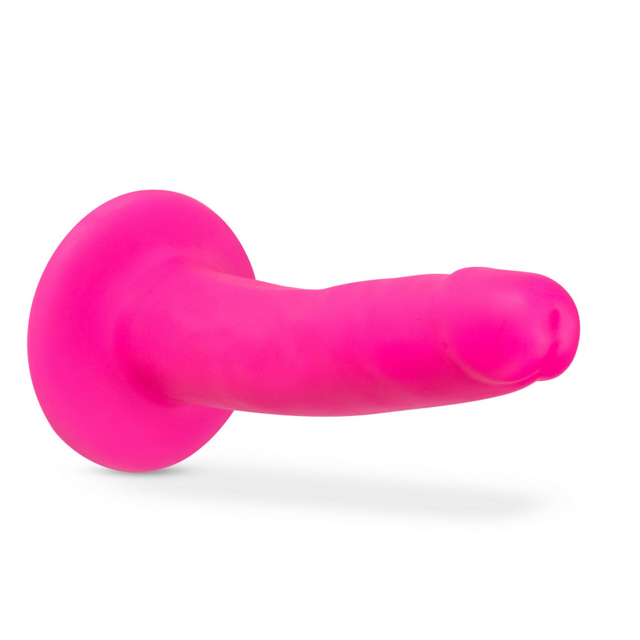 Neo Elite 6 Inch Silicone Dual Density Cock - Neon Pink - Thorn & Feather Sex Toy Canada