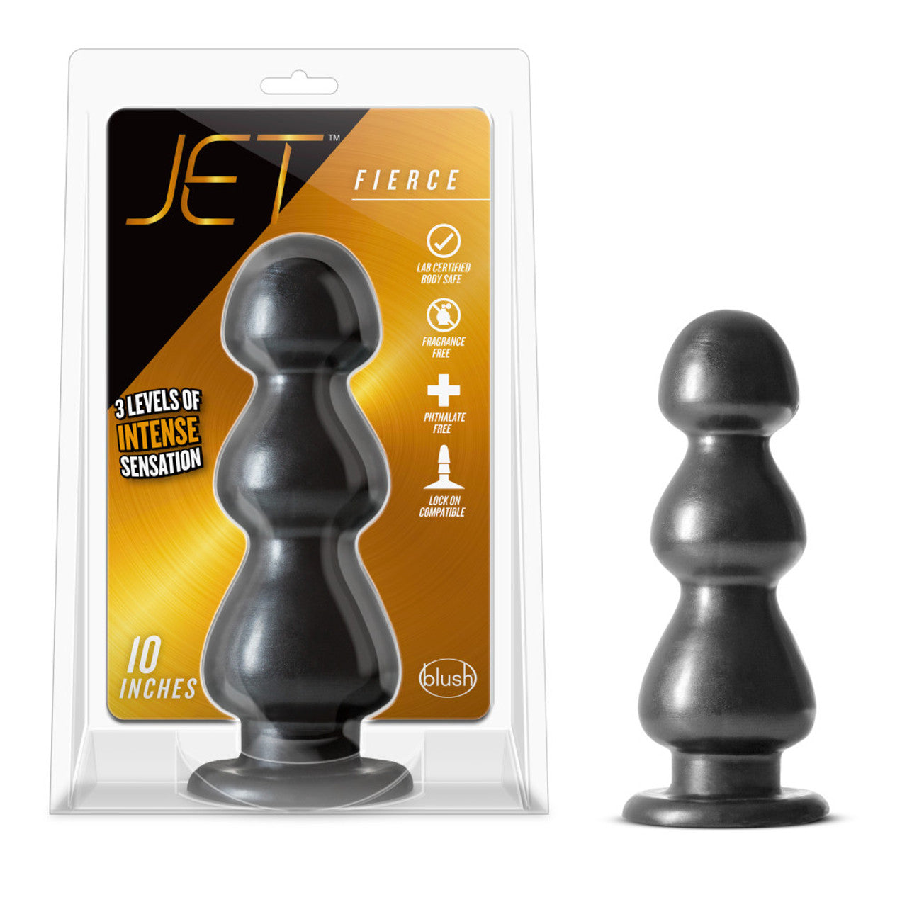 Jet - Fierce - Carbon Metallic Black - Thorn & Feather Sex Toy Canada