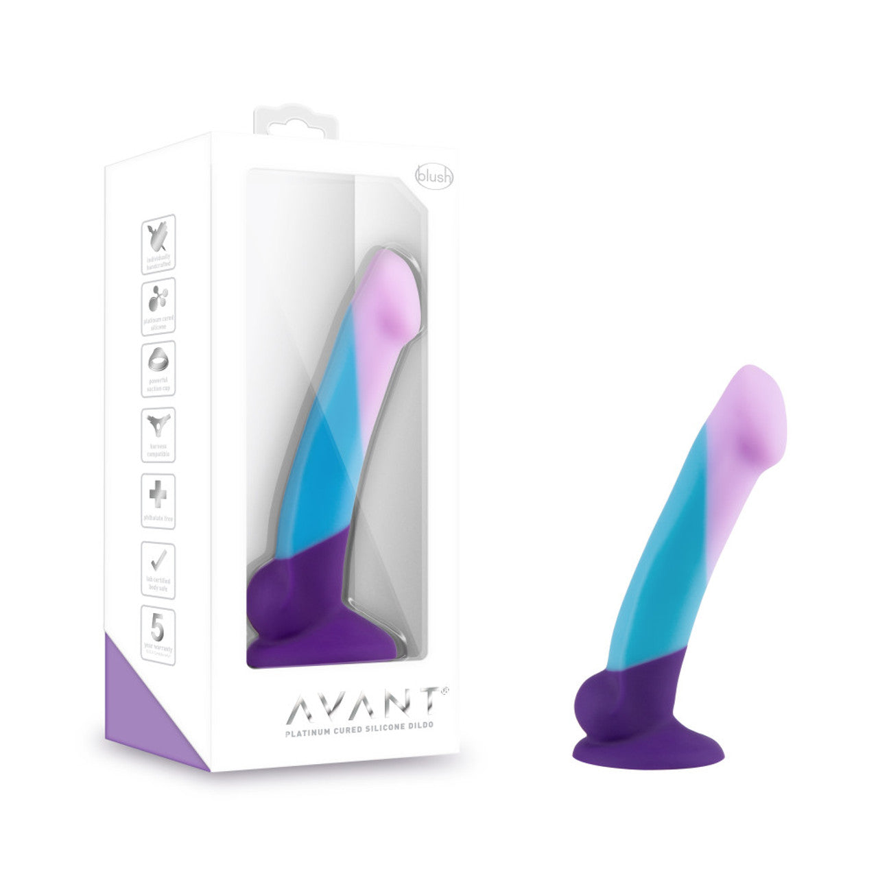 Avant D16 Purple Haze Silicone Dildo - Thorn & Feather Sex Toy Canada