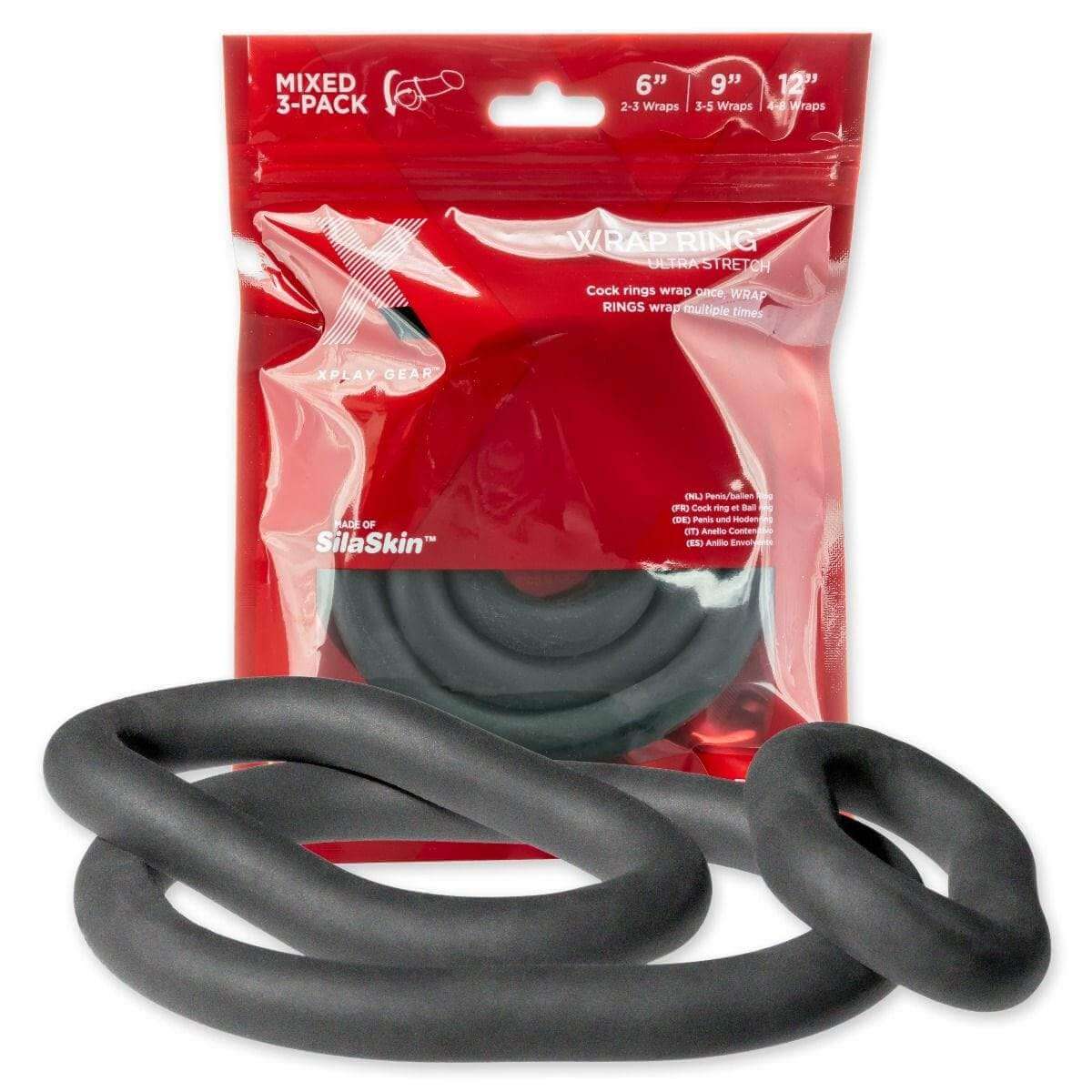 XPlay 6, 9 and 12 Ultra Wrap Ring Pack - Thorn & Feather Sex Toy Canada