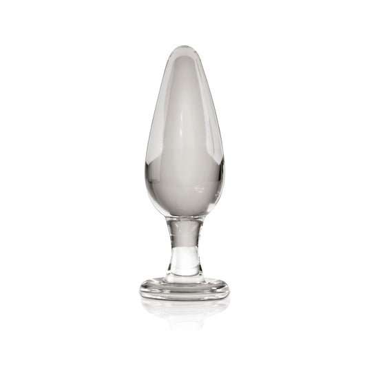 Icicles No. 26 Clear Glass Butt Plug - Thorn & Feather Sex Toy Canada