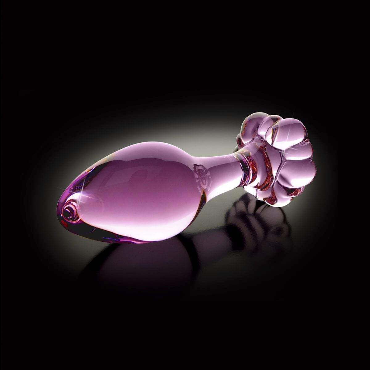Icicles No. 48 Pink Glass Wand Plug - Thorn & Feather Sex Toy Canada